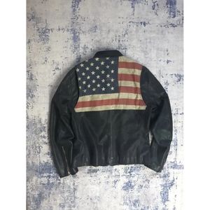 This vintage leather jacket from Polo